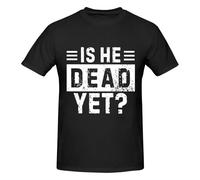 GQWJKSZ Maglietta FDT Anti-47 da Uomo con Scritta È Morto Ancora?, Maniche Corte