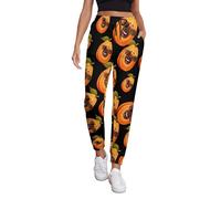 GQWJKSZ Occhiali da Sole alla Papaya con Frutta, Pantaloni da Jogging da Donna, Comodi, Leggeri, da Yoga, Atletici, da Allenamento