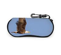 GQWJKSZ Occhiali da sole portatili Mathew Schwartz Unsplashed Agle con chiusura a fibbia Borsa morbida Custodia per occhiali con cerniera in tessuto ultraleggero