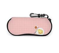 GQWJKSZ Occhiali da sole portatili per la colazione e il panino con chiusura a fibbia Borsa morbida Custodia per occhiali con cerniera in tessuto ultraleggero