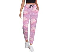 GQWJKSZ Pantaloni da Jogging da Donna con Simpatici Blob Fish Blobfish, Comodi Pantaloni da Tuta Leggeri da Yoga, Atletici, da Allenamento
