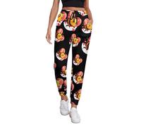 GQWJKSZ Pantaloni da Jogging da Donna con Simpatico Ape e Cuore di, Comodi Pantaloni da Tuta Leggeri da Yoga, Atletici, da Allenamento