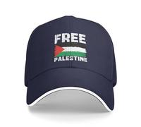 GQWJKSZ Pregate per la Palestina Io STO con la Palestina Berretto da Baseball Unisex Cappello per papà Cappelli Snapback Regolabili Cappello Sandwich