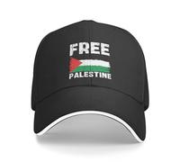 GQWJKSZ Pregate per la Palestina Io STO con la Palestina Berretto da Baseball Unisex Cappello per papà Cappelli Snapback Regolabili Cappello Sandwich