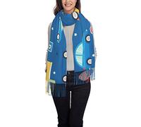 GQWJKSZ Scialli Kokopelli dei nativi americani del sud-ovest Uomo Donna Sciarpe morbide calde, Scialle di Pashmina Avvolge Scialle lungo caldo Avvolge Sciarpe con frange per l'inverno 78x29 pollici