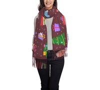 GQWJKSZ Scialli Kokopelli dei nativi americani del sud-ovest Uomo Donna Sciarpe morbide calde, Scialle di Pashmina Avvolge Scialle lungo caldo Avvolge Sciarpe con frange per l'inverno 78x29 pollici