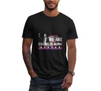 GQWJKSZ Siamo Charlie Kirk T-Shirt per Donna e Uomo, Unisex, per Adulti