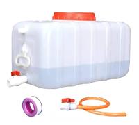 GQZJY Serbatoio d'Acqua da 100 galloni Grande Contenitore d'Acqua in plastica con Rubinetto per Viaggi, Escursioni, Camper, emergenze(Size:30L)