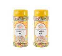 GR 200 CONFETTI MIX ASSORTITI PER PASTICCERIA E CAKE DESIGN IDEALE PER DECORAZIONE TORTE E PASTICCINI