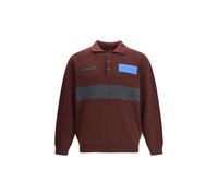 GR10K Bordeaux Wool Polo Shirt - L