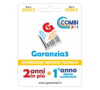 GR3 COMBI 2000 - SERVIZIO ESTENSIONE DI GARANZIA CON COPERTURA DANNO ACCIDENTALE PER 1 ANNO PIU' 2 ANNI DI ASSISTENZA AGGIUNTIVI