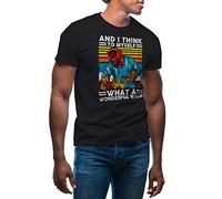 GR8Shop And I Think to Myself What a Wonderful Weld T-Shirt Maglietta per Uomo Nera Size S