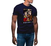 GR8Shop Cowboy Bebop Color Anime Characters TV T-Shirt da Uomo Blu Navy Size L