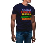 GR8Shop Cowboy Bebop Crew Characters T-Shirt da Uomo Blu Navy Size XL