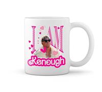 GR8Shop I Am Kenough New Trend Fun Lustig Bianco tazza di caffè Mug
