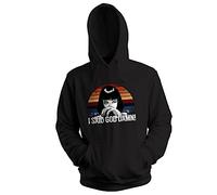 GR8Shop I Said God Damn Mia Walace Inspired Pulp Fiction Felpa con Cappuccio Unisex Nera Size XL