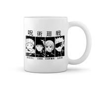 GR8Shop Jujutsu Kaisen Anime characters Bianco tazza di caffè Mug