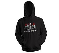 GR8Shop Tokyo Revengers Friends Inspired TV Series Felpa con Cappuccio Unisex Nera Size S