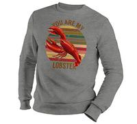 GR8Shop You Are My Lobster TV Series Friends Inspired Felpa Unisex Grigio Size M