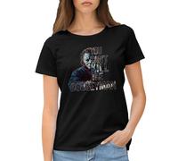 GR8Shop You Can't Kill The Boogeyman Michael Myers Maglietta Donna Nera Size M