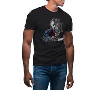 GR8Shop You Can't Kill The Boogeyman Michael Myers T-Shirt Maglietta per Uomo Nera Size L