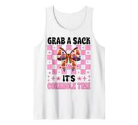 Grab A Sack It's Cornhole Time Cornhole Player Bag Girl Canotta