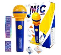 Grab That Mic Gioco Grab Mic Party Game Famiglie Il gioco karaoke con 130 carte canzoni e accessori musicali. Per 2-10 giocatori, amanti della musica, cantanti, amici, carte canzoni Game Night gioco