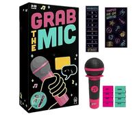 Grab The Mic, Grabs Thes Mics Gioco di Strategia, 2-10 giocatori - Giochi Da Tavolo per Cantanti Cattivi - 250 Carte Liriche per Divertimento Divertente Giochi Divertenti Notte