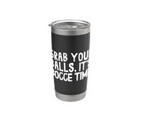 Grab Your Balls, Its Bocce Time With Jack Bocci Game Bocce Bicchiere termico in acciaio inox doppia parete