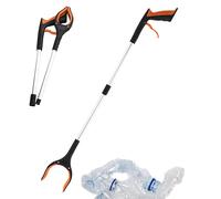 Grabber Reacher Tool - Bastone di raccolta resistente, bastone pieghevole con artiglio in silicone antiscivolo, bastoncini resistenti per anziani, spazzatura