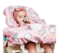 grabease Bavaglino impermeabile allover per neonati e bambini che si allattano da soli 6-24 mesi. - Bavaglini con bordo piatto copre completamente il bambino e il seggiolone - Sicuro