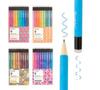 Grabie Penne gel cancellabili, 36 colori cancellabili, per far scomparire gli errori, inchiostri colorati assortiti per disegnare e pianificare, penne gel per colorare