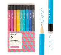 Grabie Penne gel cancellabili, 9 colori cancellabili, per far scomparire gli errori, inchiostri colorati assortiti per disegnare, scrivere, agenda, penne gel per colorare