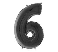 Grabo 046K-P Numero 6 Superloon confezione singola, lunghezza 101 cm, colore: nero, taglia unica