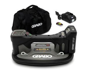 GRABO Brushless - Sollevatore digitale a batteria | compatibile con batteria | Potenza di sollevamento massima 120 kg | Estremamente efficiente con pompa a vuoto senza spazzole | Grande display per la