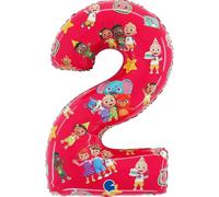 Grabo Coco Melon - Palloncino a forma di numero 2, 66 cm