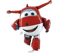 GRABO - Palloncino a forma di aeroplano Super Wings Jett