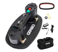 GRABO PRO-Lifter 20 - Ventosa elettrica sottovuoto con display digitale, funzione di accensione/spegnimento automatico per legno, cartongesso, granito, vetro, piastrelle, porcellana