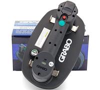 GRABO Sollevatore elettrico a ventosa a vuoto per piastrelle di vetro di granito in legno Strumento di sollevamento pesante con guarnizione in schiuma di attrito e 1 batteria