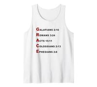 Grace Acrostic - 5 Christian Faith Bible Verse Scriptures Canotta