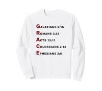 Grace Acrostic - 5 Christian Faith Bible Verse Scriptures Felpa