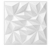Grace Baltic - 30 pannelli da parete 3D in PVC ad alta rigidità, 30 x 30 cm, impermeabili, resistenti al calore, inodori, pannelli da parete 3D, pannelli da parete ( Cristallo Bianco)