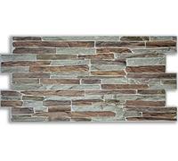 Grace Baltic - Pannelli da parete 3D per decorazione da parete interna non adesivi sottili ed elastici in PVC Pannelli Decorazione Murale Interna Tatuaggi Murali Materiale PVC 3D (50 pezzi / 24.5 m2)