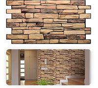 Grace Baltic - Pannelli da parete 3D per decorazione di pareti interne in PVC (14, Ardesia Naturale.)
