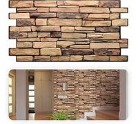 Grace Baltic - Pannelli da parete 3D per decorazione di pareti interne in PVC (16, Ardesia Naturale.)