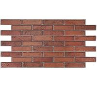 Grace Baltic - Pannelli da parete 3D per decorazione di pareti interne in PVC (24, Mattone Naturale)