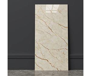 Grace Baltic - Pannelli da parete in PVC, 1,08 m²/6 pezzi, autoadesivi, in marmo, di ottima qualità, decorazione da parete, adesivi da parete elastici 2 mm di spessore (beige - bianco)