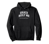 Grace Built Me Christian Faith Regali religiosi per i credenti Felpa con Cappuccio