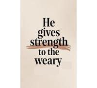 Grace for the Weary: Luxury Devotional Journal for Rest, Healing, and Quiet Faith