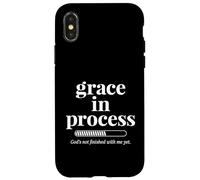 Grace In Process Bible Christian Custodia per iPhone X/XS